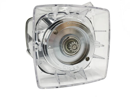 commercial Blender spare parts BPA FREE 2L Square Container Jar Jug Pitcher Cup bottom with serrated smoothies blades lid