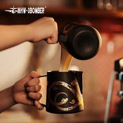 MHW-3BOMBER Coffee Milk Frothing Jug Latte Art Cup Stainless Steel Milk Frother Pitcher Jug Espresso Coffee Accessories