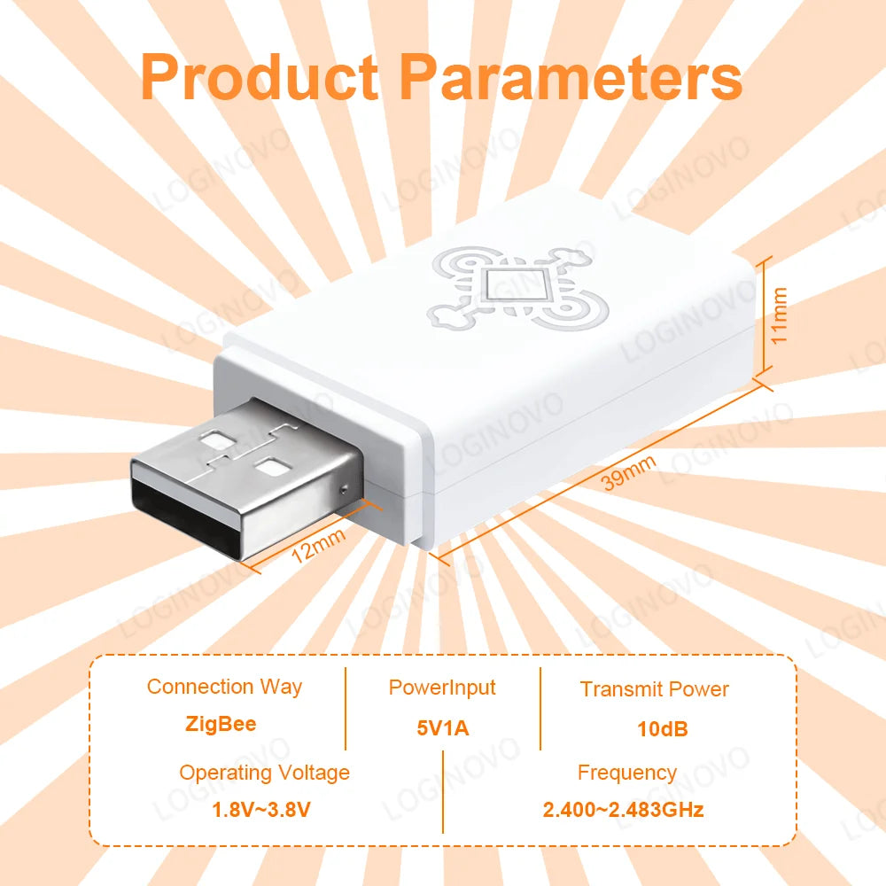 Tuya ZigBee Signal Repeater USB Amplifier Extender ZigBee Gateway Smart Home Devices Smart Automation For Smart Life