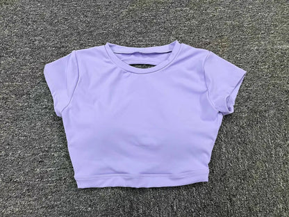 New Sports Shirts Breathable Workout Sportswear Fitness Backless Yoga Clothing Chest Pads Sport Crop Tops Gym Top Women