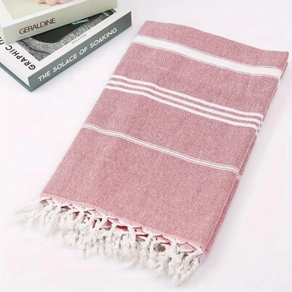 100X180cm Turkish Beach Towel Oversized Sand Free Tassel Quick Dry Swim Extra Large Light Travel for Adults Gifts Accessories ﻿