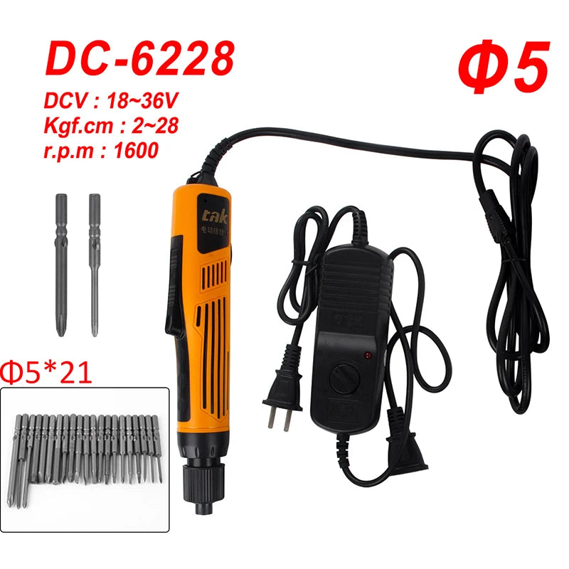 New Industrial Electric Screwdriver Adjustable Torque Electrical Powerful Impact Hand Drill Multifunctional Tools Drill Driver