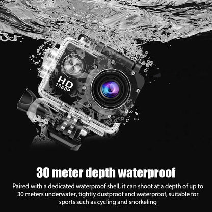 Underwater Waterproof Sports Dv Multifunctional Outdoor Riding Locomotive Sports Camera Sports Camera Diving Camera
