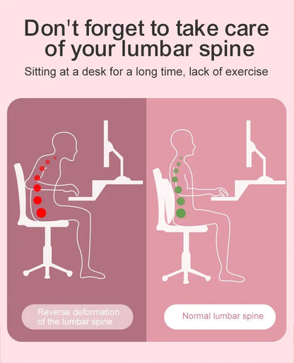 Neck & Back Stretcher Back Neck Cracker for Lower Back Pain Relief Refresh Back Stretcher Waist Relaxation Yoga Stretcher