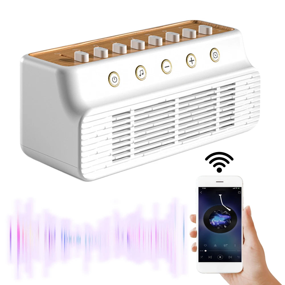 DIY White Noise Speaker with 8 Nature Sounds Nature Sounds Mixer Speaker Timer White Noise Sleep Machines for Home Creative Gift
