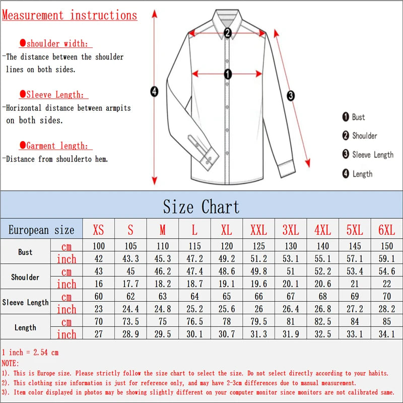 Luxury Printed Shirt Men's Long Sleeve Slim Casual Shirt High Quality Fashionable Popular Korean Extra Large Size Men's XS-6XL