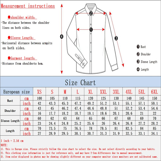 Luxury Printed Shirt Men's Long Sleeve Slim Casual Shirt High Quality Fashionable Popular Korean Extra Large Size Men's XS-6XL