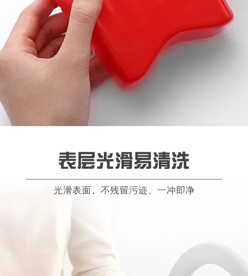 Portable Plastic French Fry Snack Storage Box PP Salad Cup Student Square Salad Bowl