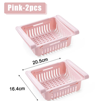 Fridge Organizer Storage Box Creative Multifunctional Refrigerator Drawer for Fruit Egg Food Plastic Storage Container Shelf
