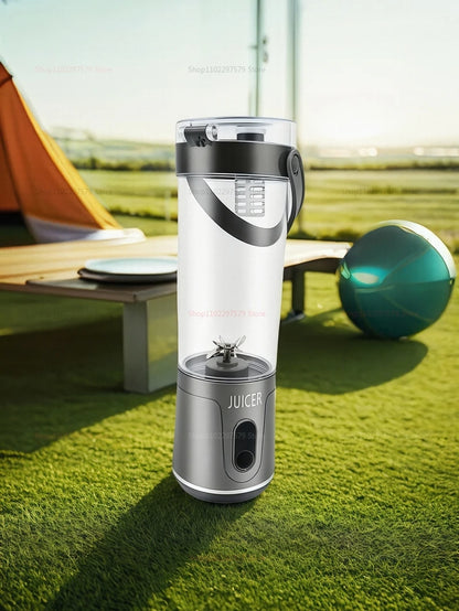 Portable Juice Blender 600ML 12 Blades Household USB Rechargeable Electric Juicer for Smoothies Fruit Mixing Personal Blender