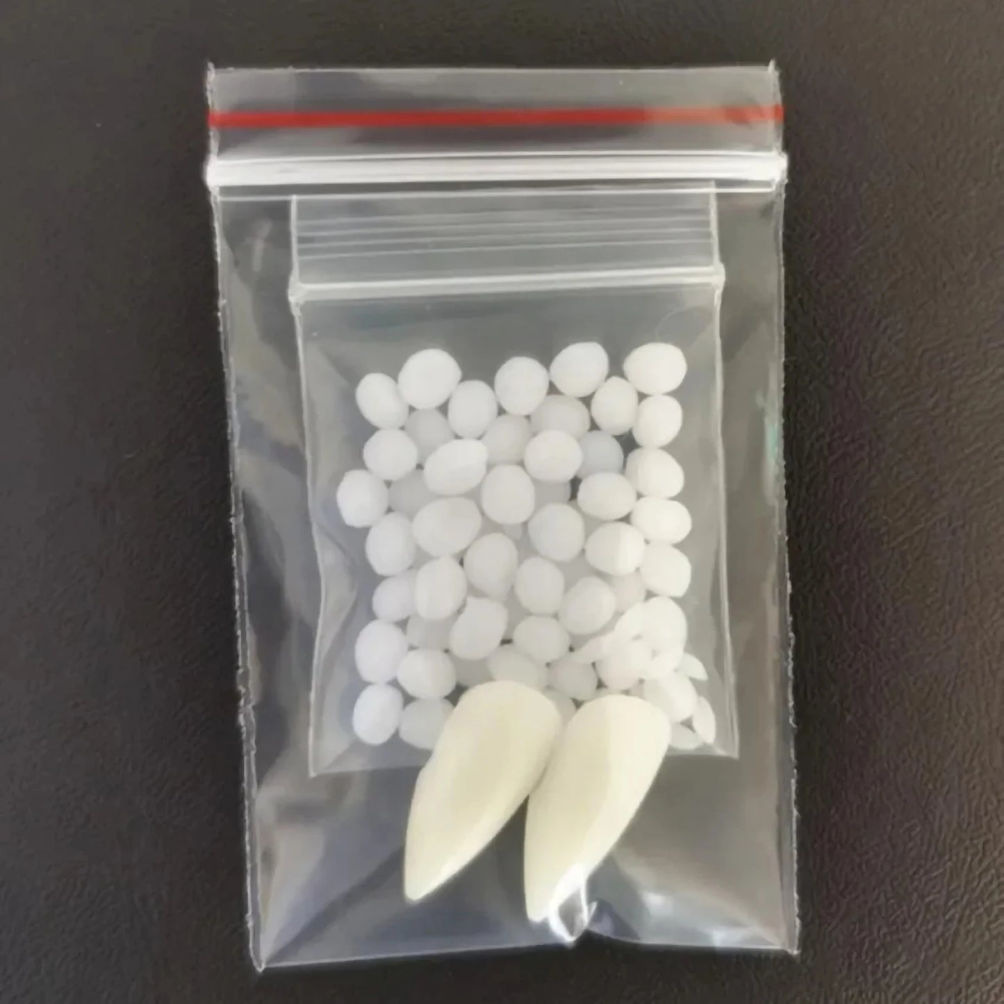 Suit Resin Vampire Teeth Fangs Halloween Props Diy Teeth Plus Glue Teeth Props Cosplay Environmentally Friendly Vampire Party