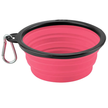 1PC Collapsible Portable Water Bowl for Dogs, 350ML/1000ML, Dish for Traveling Camping Walking