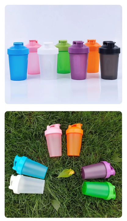 Sports water cup with Shaker Balls Leak Proof Drink Shaker Bottle Whey Protein Powder Mixing Bottle Fitness Gym Shaker Drink Cup