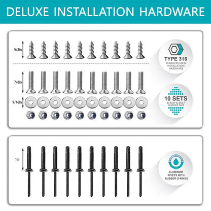 Kayak Anchors Trolley Kit Anchors System For Kayak Canoes Boat Kayak Hardware Eyes Wellnuts Screws Kayak Accessories For Kayak