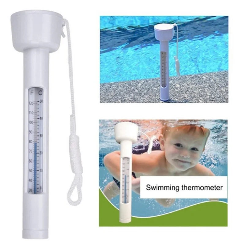 New  Portable swimming pool floating thermometer Bathtub fish pond thermometer Special thermometer measuring pool accessories
