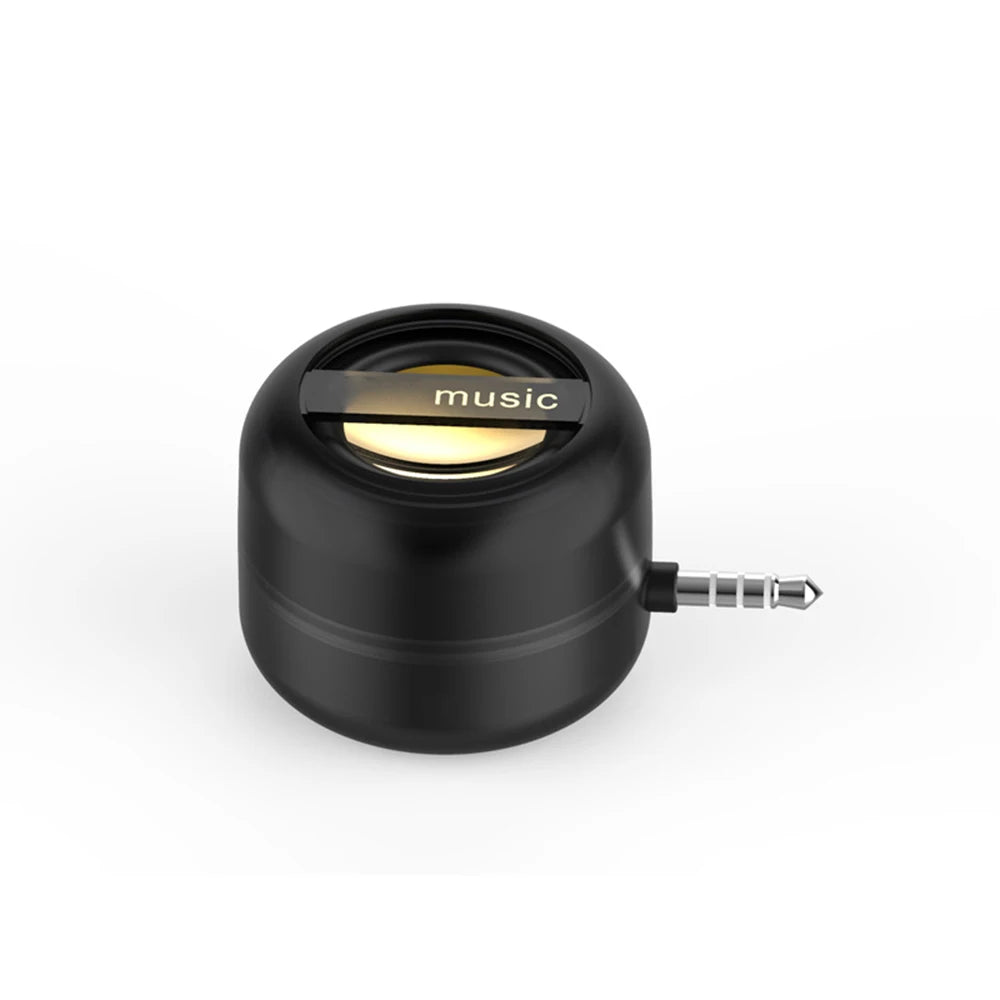 Mini Speaker-Mobile Phone Speakers In-line MP3 Speaker Amplifier External High Quality Sound Wired Audio Amplifier Portable