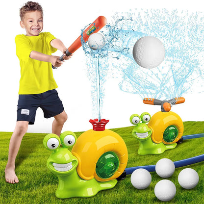 Cartoon Snail Water Sprinkler Summer Garden Lawns Water Toys Spray Water Toys for Boys Girls Summer Backyard Lawn Pool Party Fun