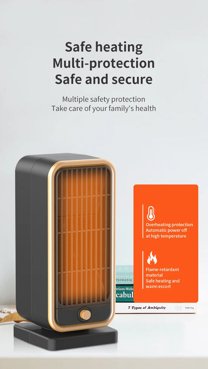 Electric Home Heater 500W/220V PTC Ceramic Electric Heaters for Room Sheet Portable House Heating Foot Hand Warmer