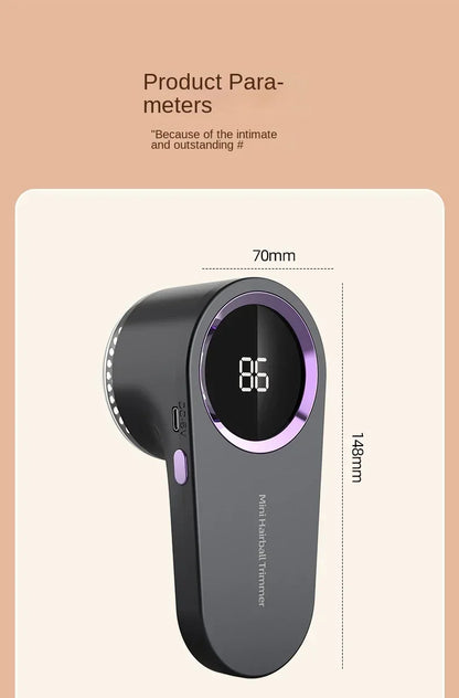 Lint Remover for Clothing Portable Electric Fuzz Pellet Remover LED Display Rechargeable for Clothes Fabric Shaver Fluff Remover