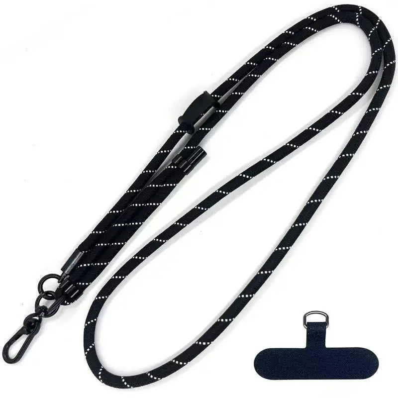150cm length crossbody lanyard adjustable phone rope neck strap string sling with tether pad