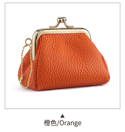 Women Wallets RFID Blocking Bank Card Purse Cowhide Leather Card Holder Mini Credit Coin Case Compact EDC Wallet