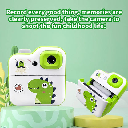 Kids Thermal Print Camera Instant Photo Printing Camera 1080P HD Digital Camera Toys Parent-child Interaction Camera Toys Gifts