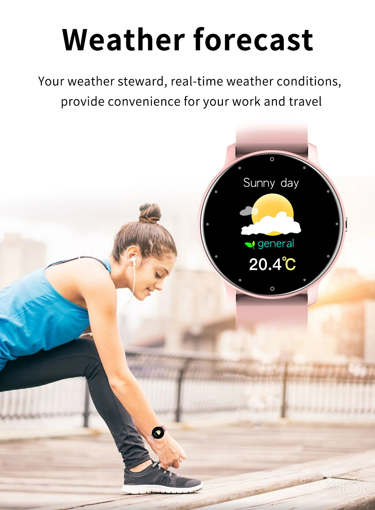 Fashion Men's Smart Watch Full Touch Screen Sports Fitness Tracker IP68 Waterproof Bluetooth Smartwatch for Men Women Smartphone