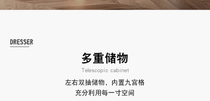 Living Room Vanity Table Nail Makeup Drawers Bedroom Storage Luxury Dressing Table European Mesa De Maquillaje Trendy Furniture