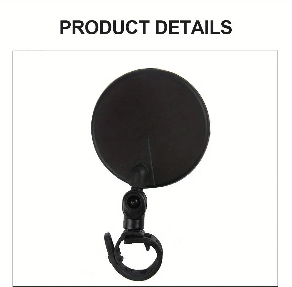 Motorcycles Rearview Mirror Side Mirror For Safety View Turning Left Right Mirror Adjustable Mini Autocycle Rear View
