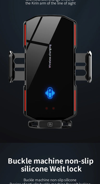 Magnetic Car Phone Holder 66W Wireless Fast Charger Infrared Induction Car Air Vent Bracket for iPhone 12 13 14 15 Andorid Mount