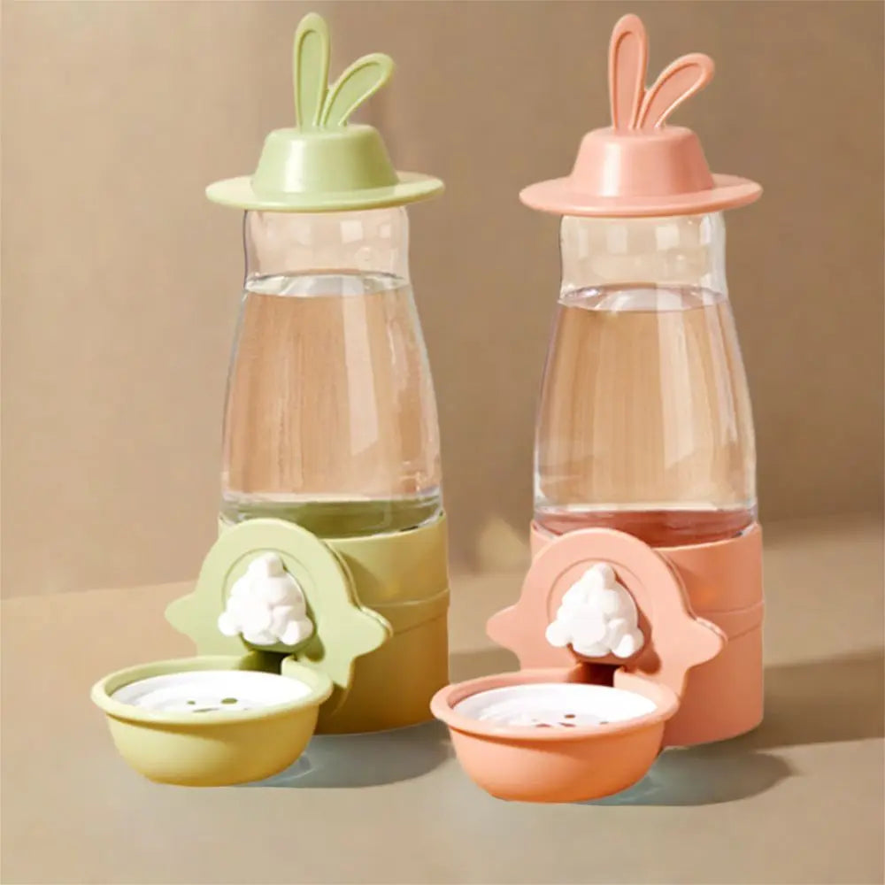 Leakproof Pet Water Dispenser 600ml Anti-Splash Automatic Water Feeder No Spill Hanging Design Drinking Fountain