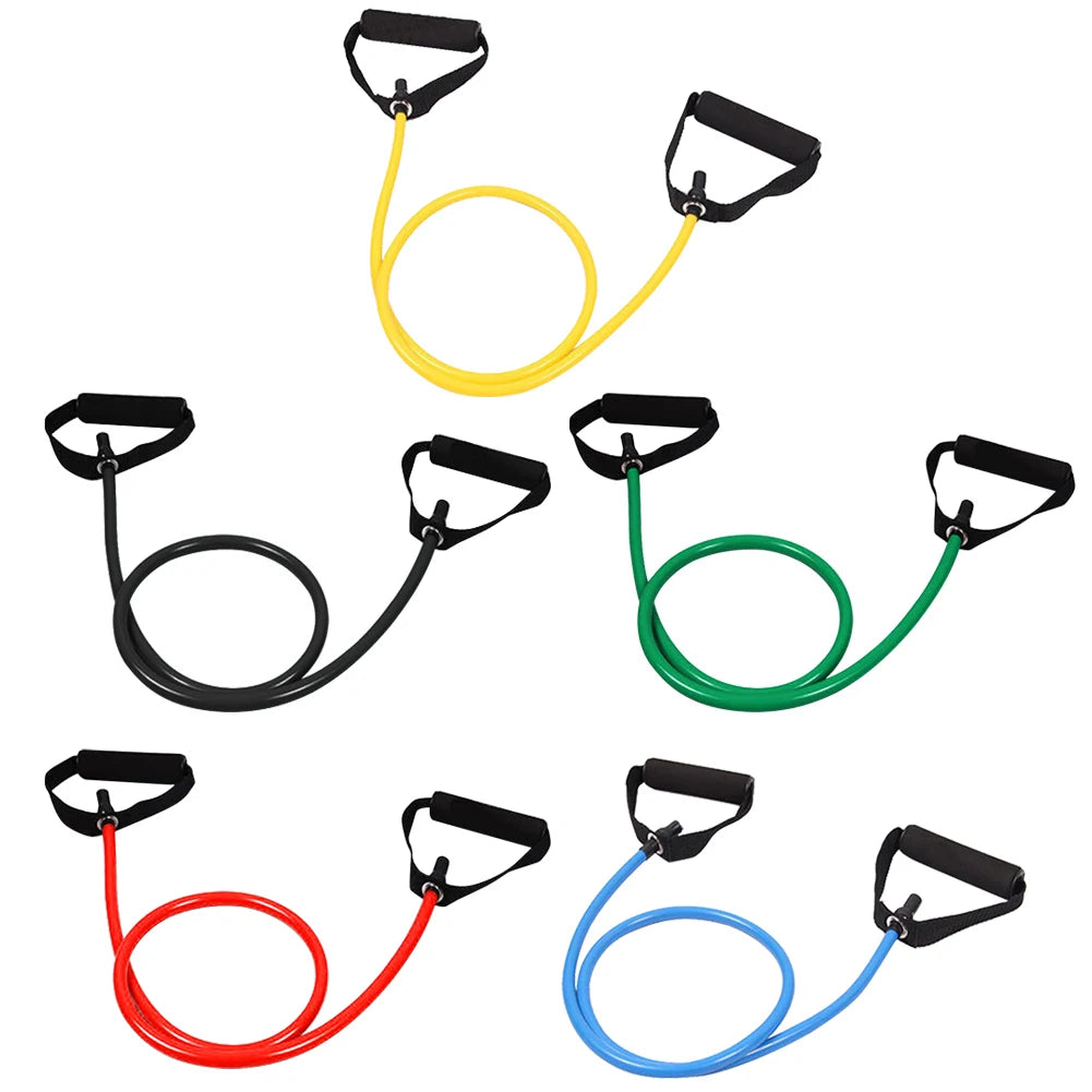 Resistance Bands with Handles Elastic Exercise Bands Exercise Cord Fitness Bands for Muscle Training/Shape Body/Physical Therapy