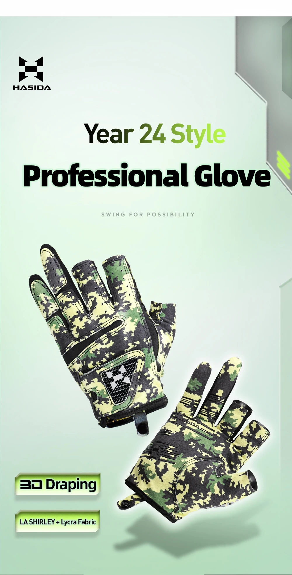 HISTAR Antislippery LA SHIRLEY Fabric Silicone Anti- slippery Strip Abrasion Resistance Multi-Functional Fishing Glove