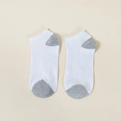 10 pairs of men's fashionable, breathable and comfortable ankle socks, sweat absorbing and odor proof, suitable for daily wear