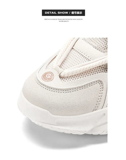 Men's Sneakers 2025 Spring Comfortable Non-slip Outdoor Running Shoes Elasticity Platform Basketball Athletic Tenis Masculino