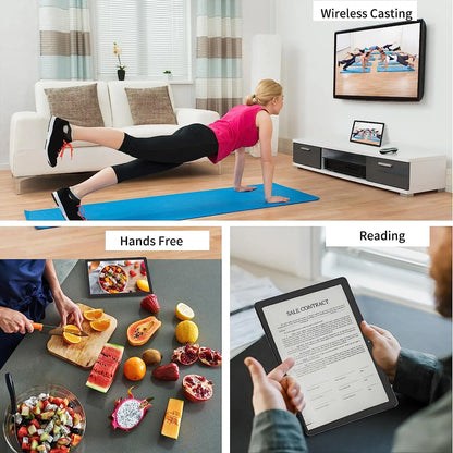 ATOUCH 10.1 Inch Android 12.0 Tablet HD Screen Dual SIM Card Dual Standby 6GB RAM 256GB ROM Tablet PC With Keyboard X19 Pro