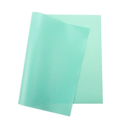 Silicone world Reusable Cabinet Mat Drawer Mat Shelf Liners Moisture-Proof Waterproof Dust Anti-Slip Fridge Kitchen Table Pad