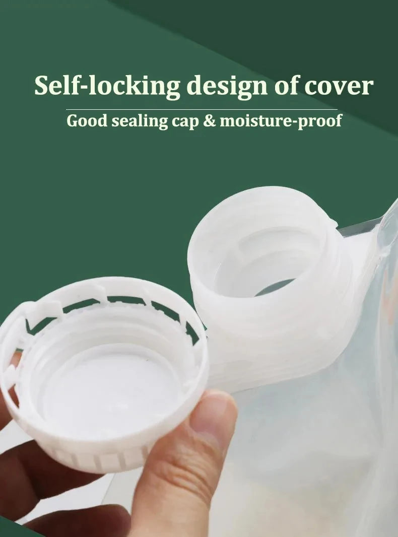 Reusable Grain Storage Bag Portable Rice Sealed Bag  Kitchen Moisture-Proof Insect-Proof Organizer Food-Grade Bags