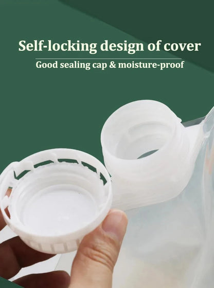 Reusable Grain Storage Bag Portable Rice Sealed Bag  Kitchen Moisture-Proof Insect-Proof Organizer Food-Grade Bags