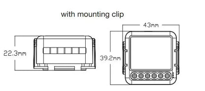 Smart Life WIFI Energy Meter Current Sensor Statistician for Electrical Lighting Solar KWH Monitor 100-240V