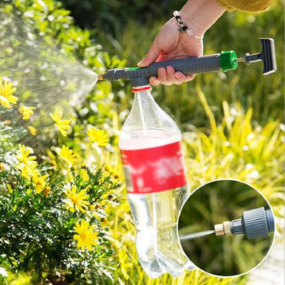 High Pressure Manual Sprayer Adjustable Nozzle Garden & Agriculture Multi-Purpose Ergonomic Tool for Drink Bottles