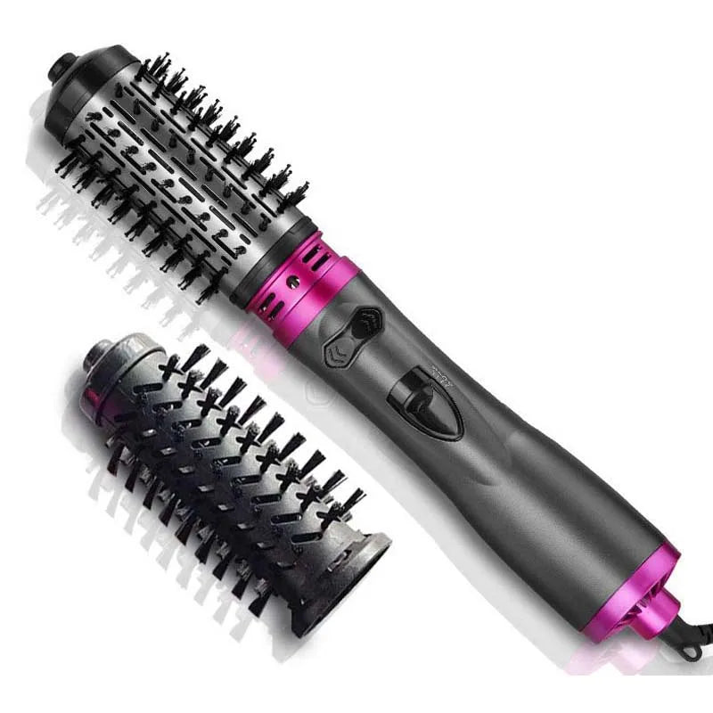 Automatic Rotating Hot Air Brush 2 In 1 360 Degree Curling Iron Hair Dryer Brush Hair Salon Equipment One Step Hair Dryer Comb