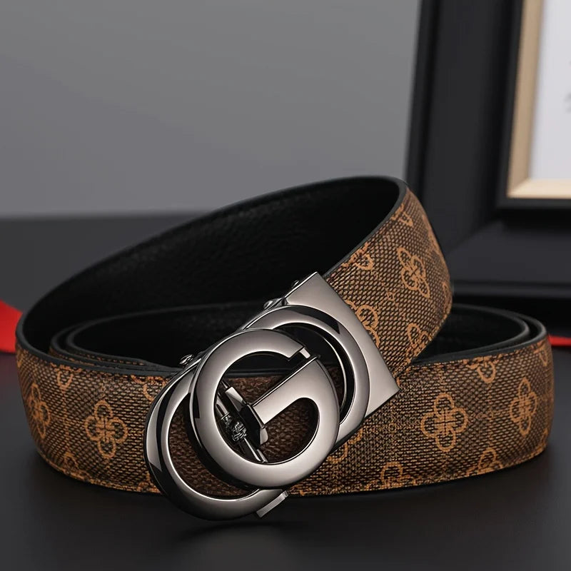 Youth Belt Brand Belt Men's Belt High Quality Men's Luxury Belt Men's Belt Male Buckle Metal Automatic Buckle