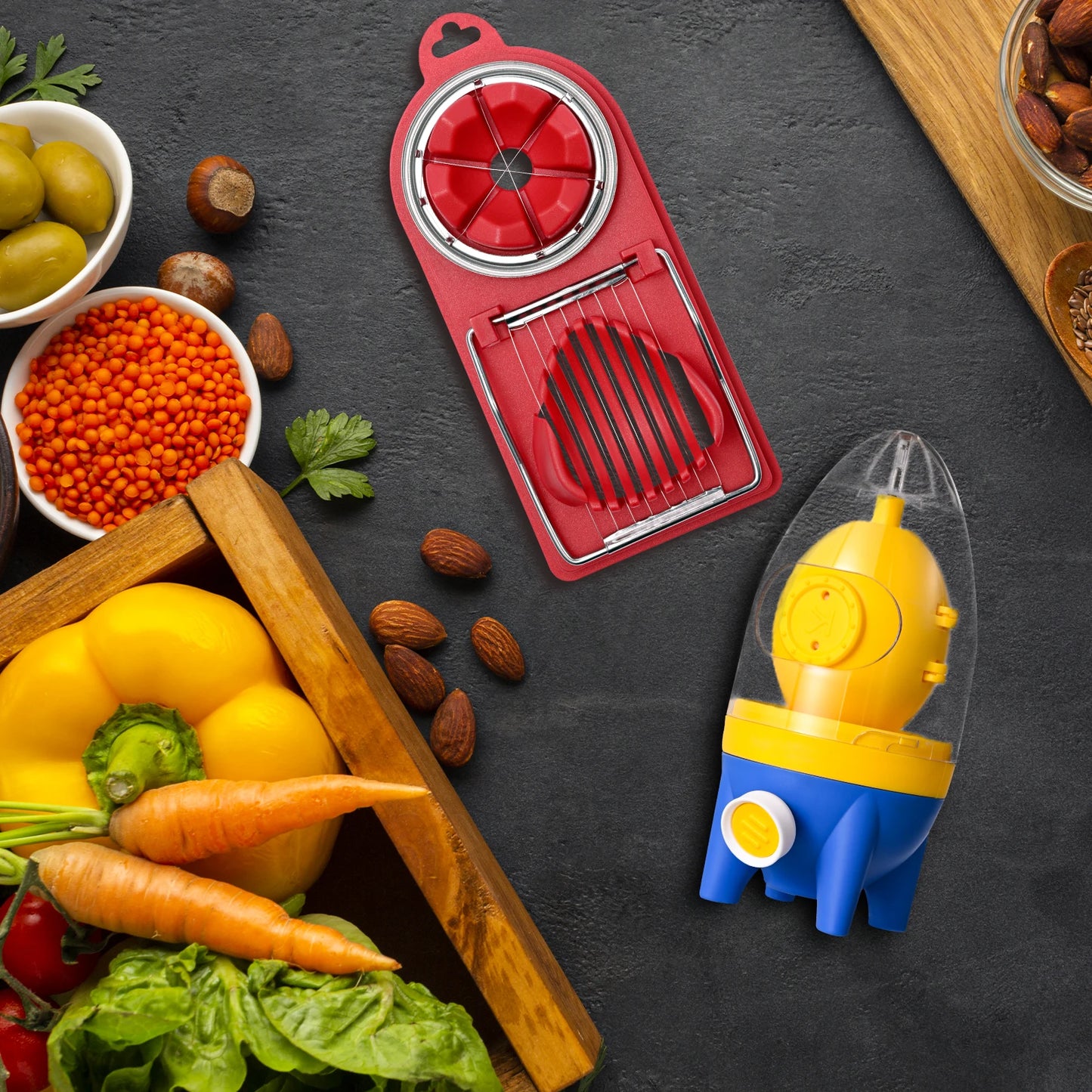 Manual Golden Stirrer Egg White Yolk Shaker Pull Beater Turn Device Homogenizer Home Non-Beater Kitchen Accessories New