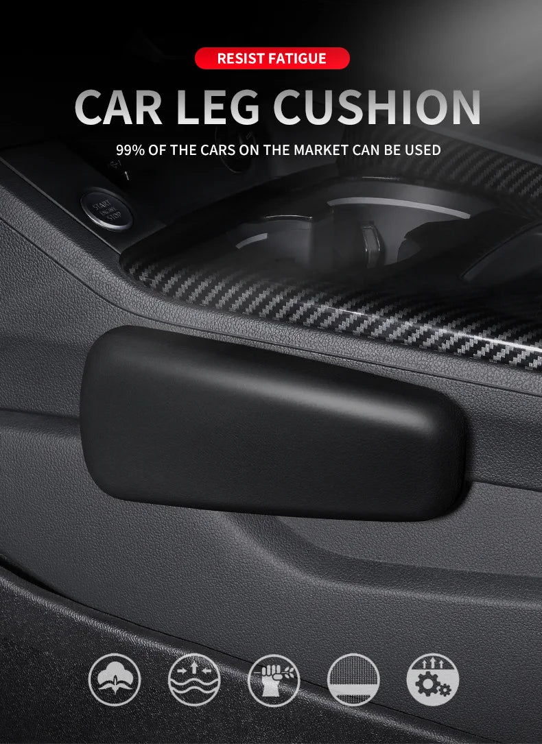 1PC Car Knee Pads Leg Pads Car Leg Rests Knee Pads Car Door Control Leg Pads Universal Foot Pads Auto Armrest Accessories