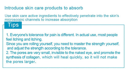 Titanium Derma Pen Roller Hair Growth Beard 540 Microneedle Roller for Facial Skin Care MTS Micro Needle Roller Mesotherapy Use