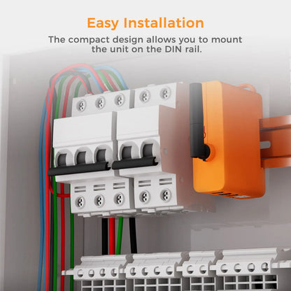 Refoss Smart Energy Monitor with Energy Measurement EM06 WLAN Power Meter 3 Phase Smart Meter with 6 Measuring Channels 150A