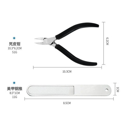 Stainless Steel Cuticle Nipper Professional Remover Scissors Finger Care Manicure Nail Clipper Dead Skin Tools Gold and Sliver