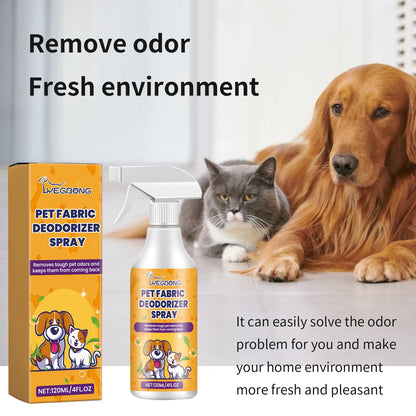 Pet Deodorant Spray Remove Body Odor Smelly Deodorizer Natural Fresh Scent Eliminate Urine Smell Air Fresh Dog Deodorizer Liquid