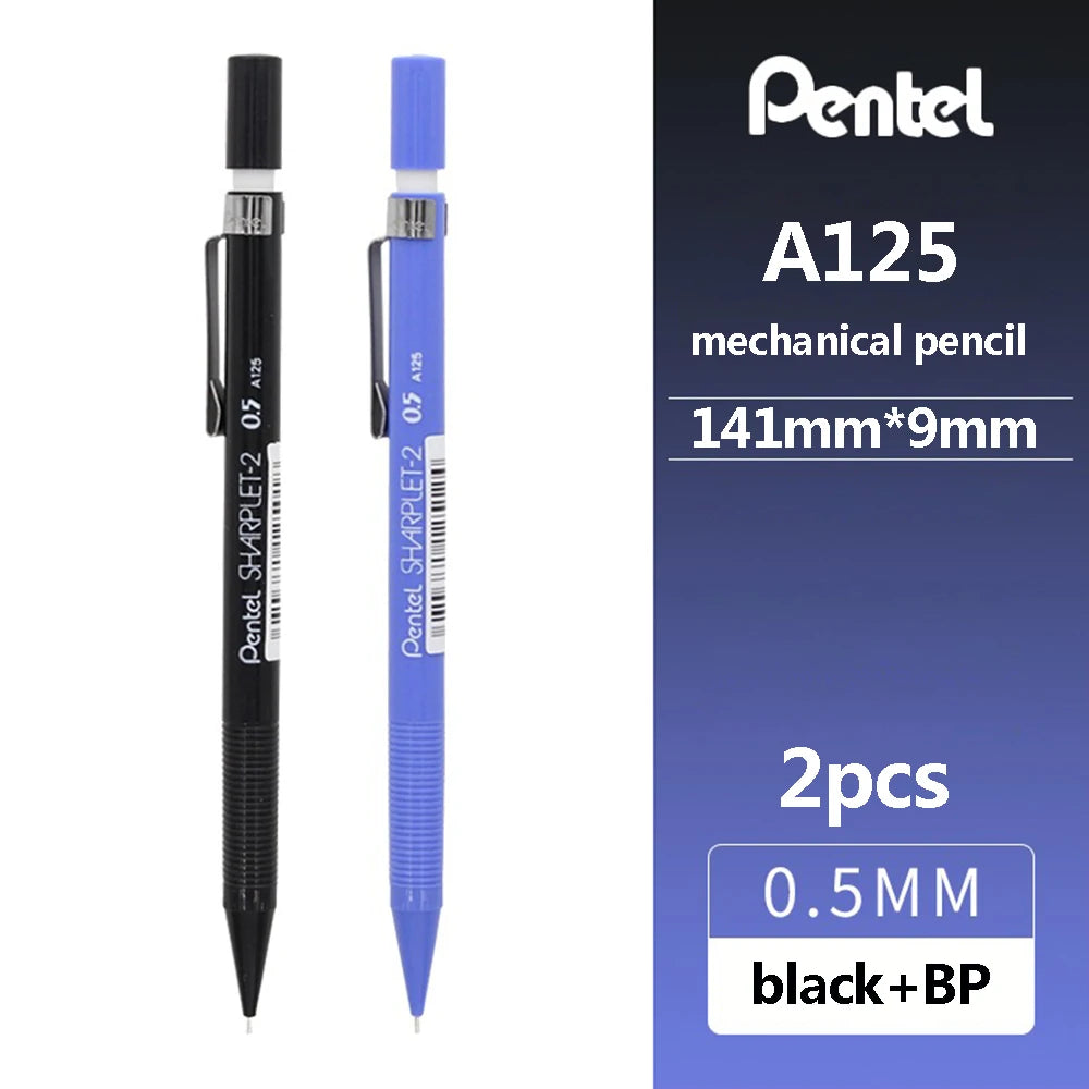 Japan Pentel Mechanical Pencil 0.5/0.7/0.9mm Drawing Office & School Supplies Stationery A125 127 129 School Acsesories School